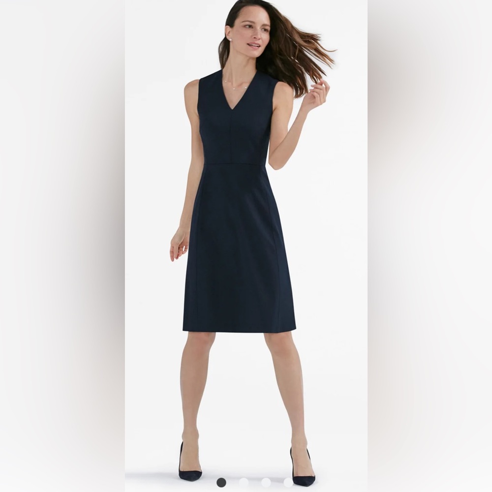 NWOT M.M. Lafleur Annie blue dress size 8